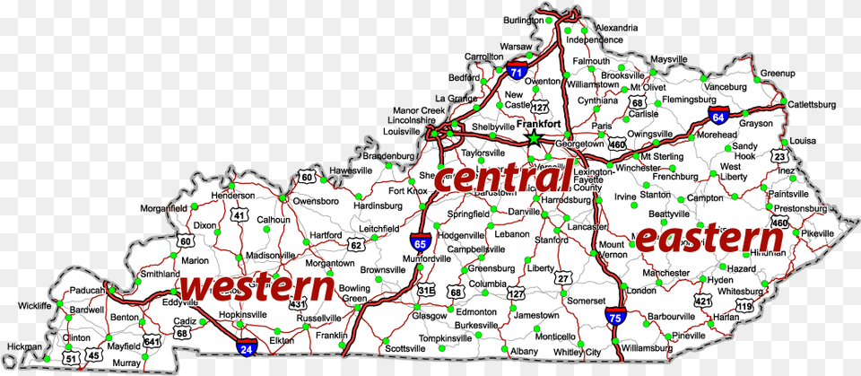 Map Of Kentucky Proctors, Chart, Plot, Atlas, Diagram Png