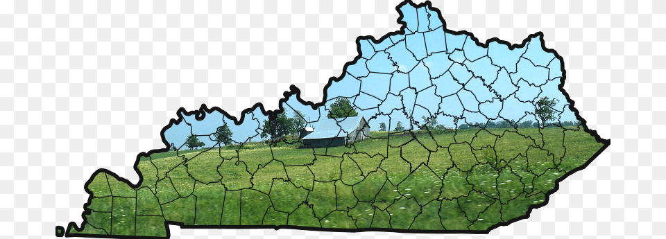 Map Of Kentucky With Farm Background, Plant, Grass, Nature, Outdoors Png Image