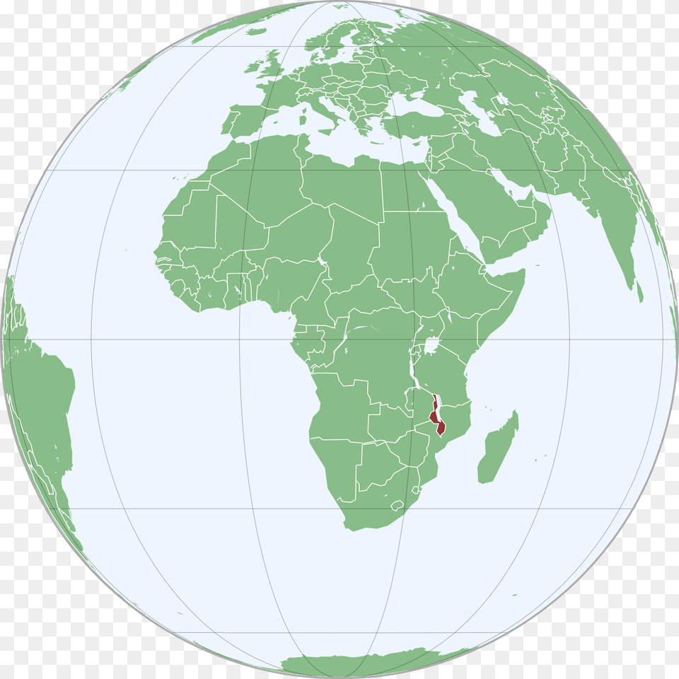 Map Of Malawi In Africa Clip Arts Ou Se Situe Le Tchad, Astronomy, Outer Space, Planet, Globe Png