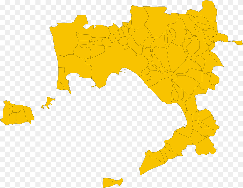 Map Of Metropolitan City Of Naples Region Campania, Chart, Plot, Atlas, Diagram Png Image