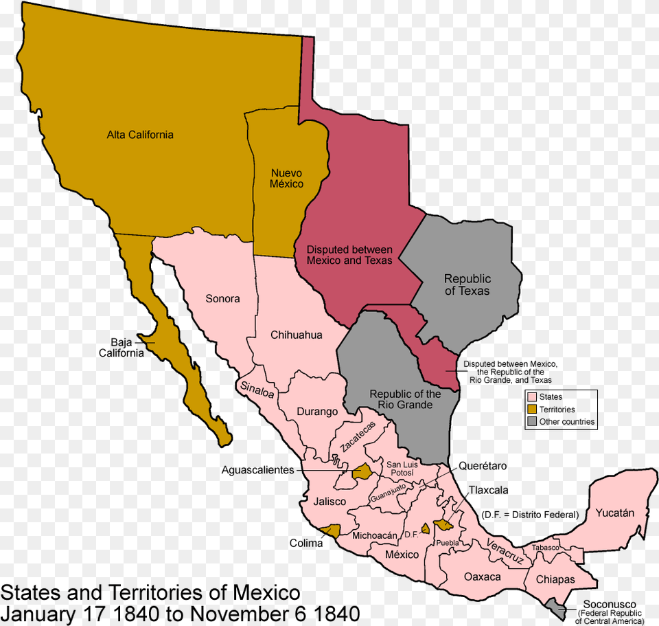 Map Of Mexico, Atlas, Chart, Diagram, Plot Free Png Download