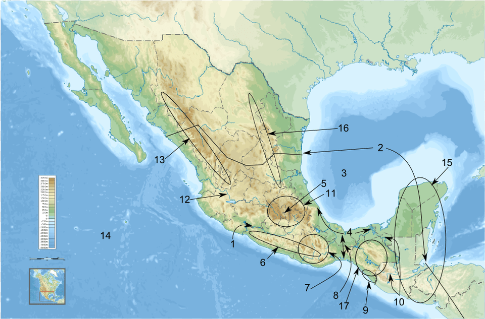 Map Of Mexico Non Quiz Version Los Cabos Bcs Map, Water, Sea, Plot, Outdoors Free Transparent Png