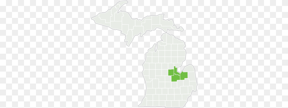 Map Of Michigan With Delta College39s Region Highlighted, Chart, Plot, Atlas, Diagram Png Image
