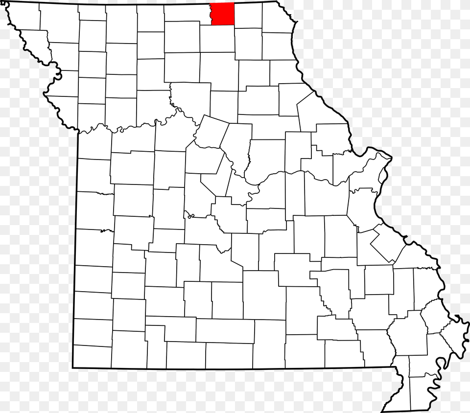 Map Of Missouri Highlighting Schuyler County St Louis Map Shape, Chart, Plot, Atlas, Diagram Png