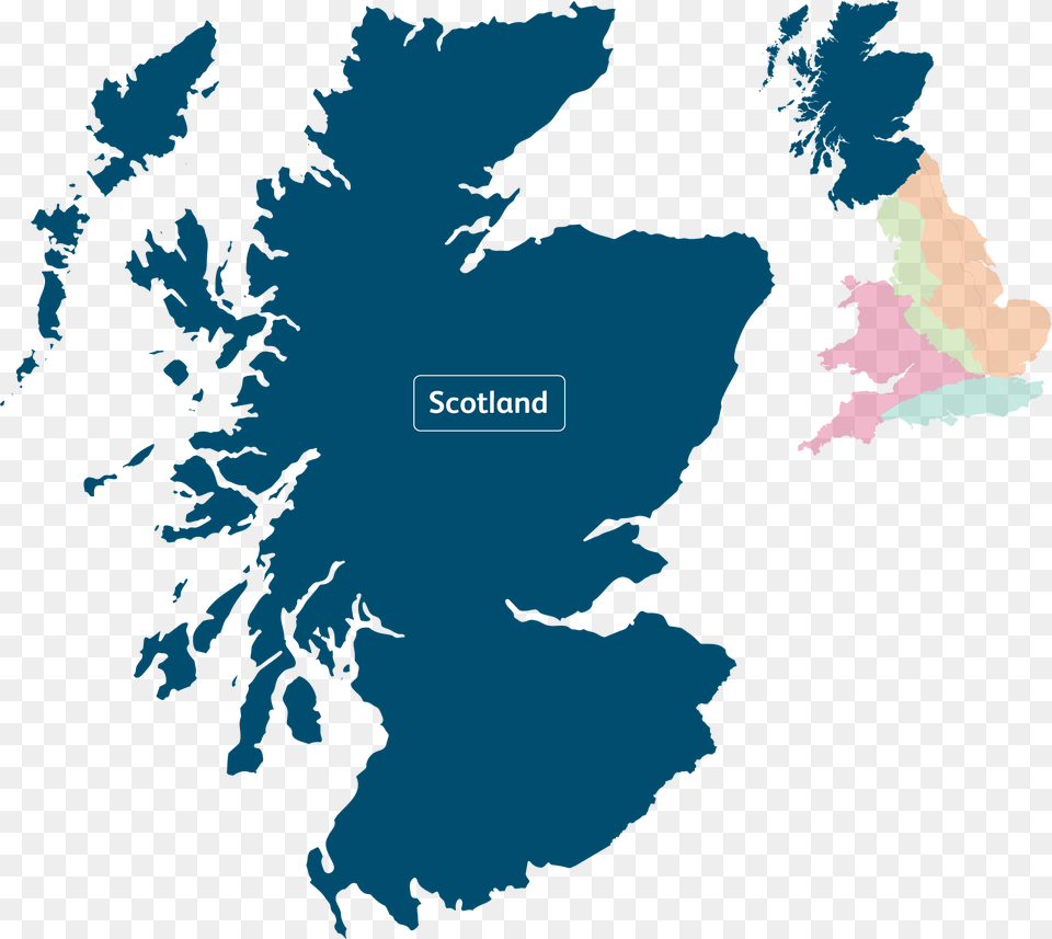 Map Of Network Rail Scotland Scottish Independence Referendum Result, Chart, Plot, Water, Sea Png