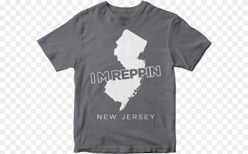 Map Of New Jersey, Clothing, T-shirt, Shirt Free Png Download