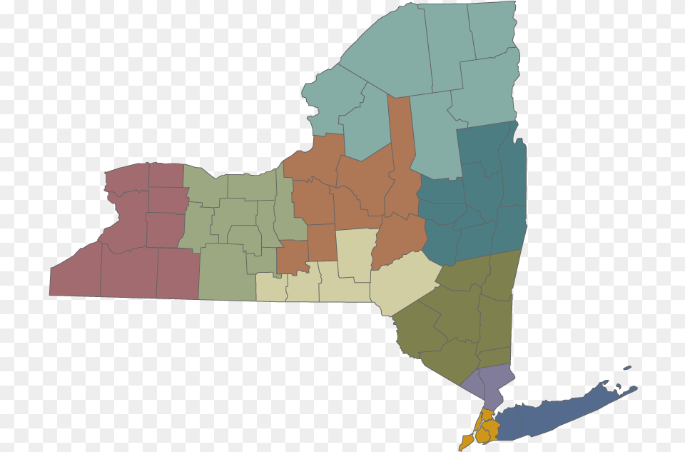 Map Of New York State Population Center Of New York State, Chart, Plot, Atlas, Diagram Free Png Download