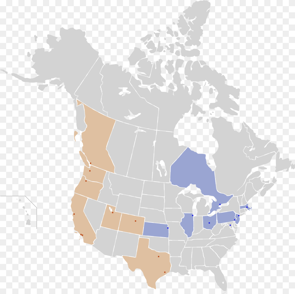 Map Of North America, Chart, Plot, Atlas, Diagram Free Transparent Png