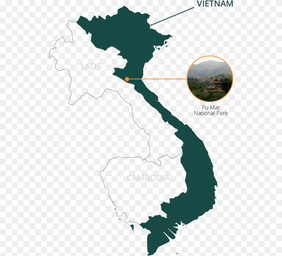 Map Of Pu Mat National Park In Vietnam Annamite Range Of Vietnam And Laos, Outdoors, Land, Nature, Sea Free Png