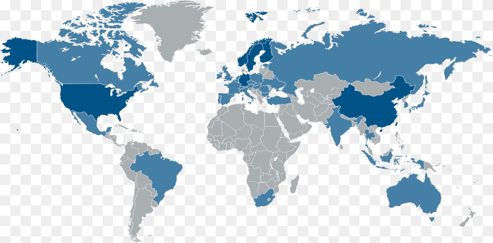 Map Of Schneider Electric Locations Download Europe And United States, Chart, Plot, Atlas, Diagram Png Image