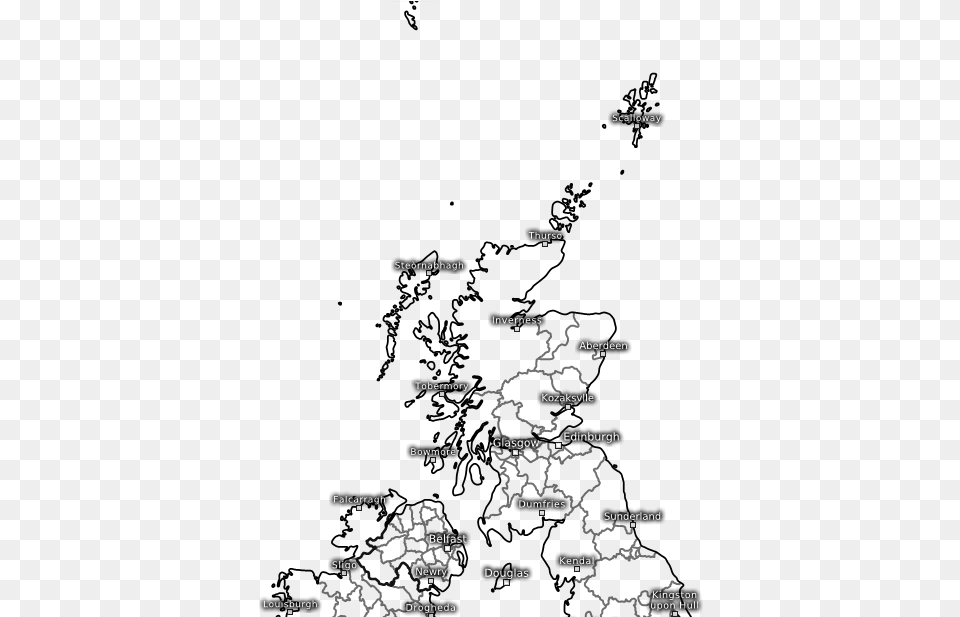 Map Of Scotland, Chart, Plot, Nature, Outdoors Png