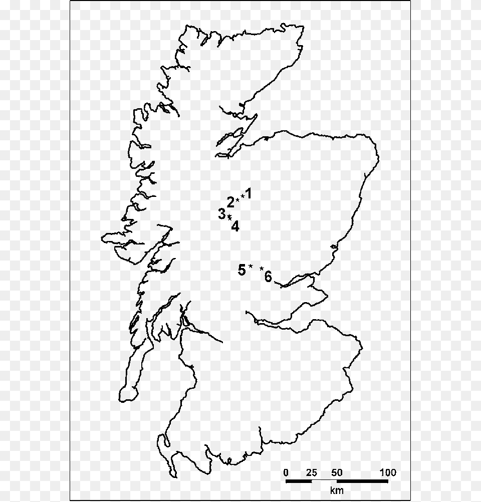 Map Of Scotland, Chart, Plot, Atlas, Diagram Free Png