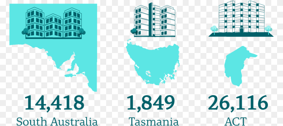 Map Of South Australia Act Tas Map Of Australia, City, Architecture, Building, Advertisement Png