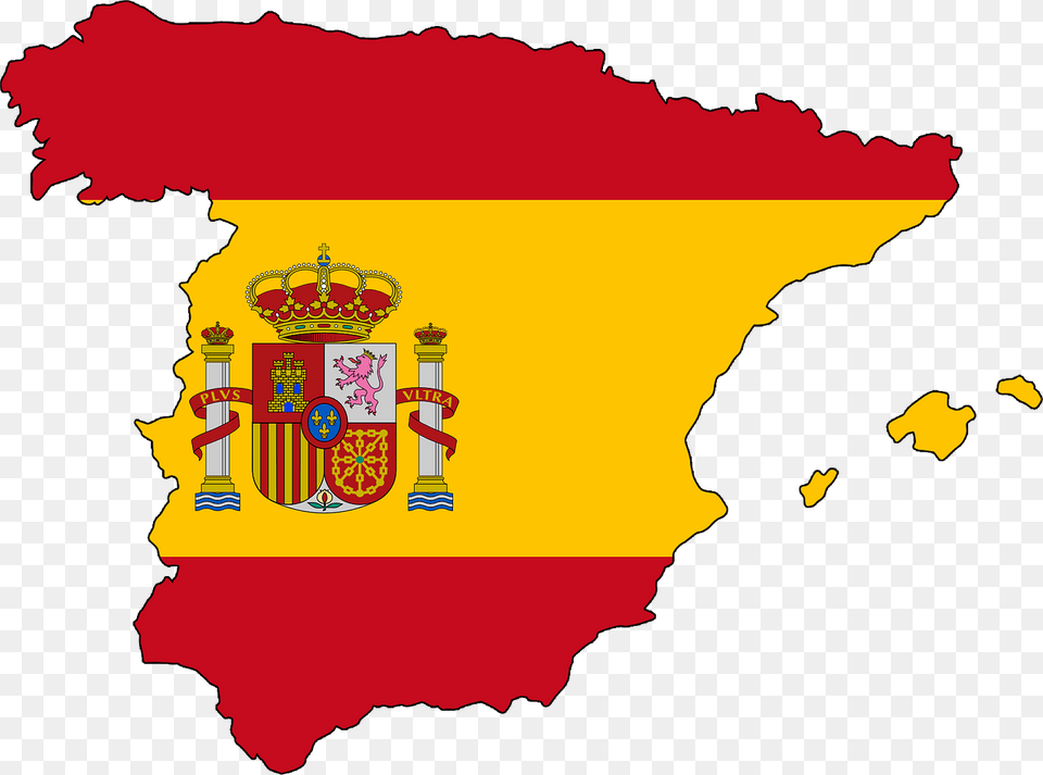 Map Of Spain Clipart, Chart, Plot, Baby, Person Png Image