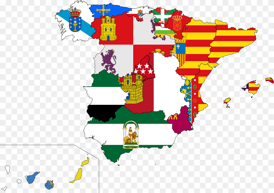 Map Of Spanish Flag, Adult, Bride, Female, Person Free Png Download