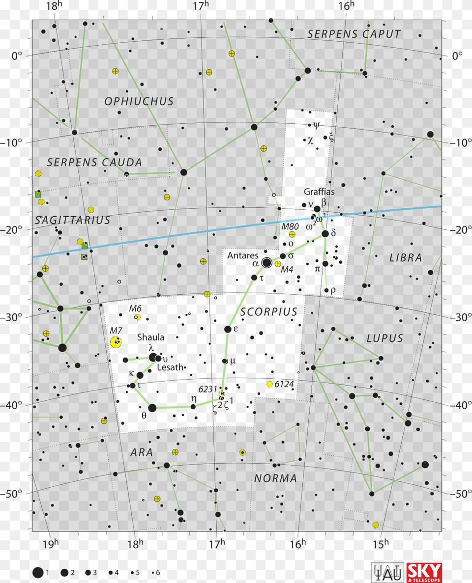 Map Of The Scorpius Constellation Ara Constellation Main Stars, Blackboard, Nature, Night, Outdoors Free Transparent Png