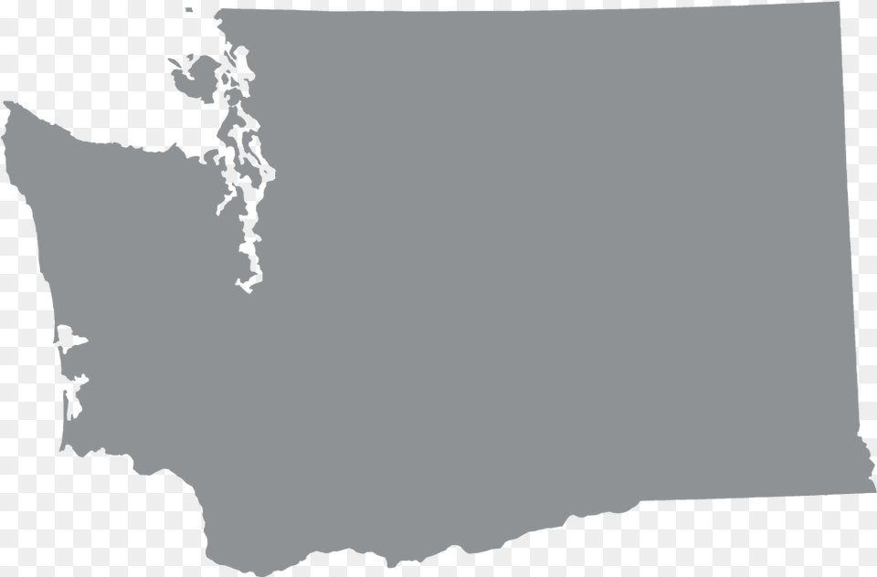 Map Of Washington State Washington State No Background, Silhouette, Outdoors, Cliff, Nature Png Image