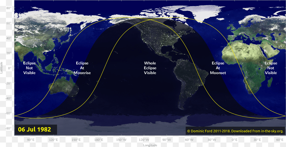 Map Of Where The Eclipse Of July 1982 Will Be Visible Africa And The Wider World Book, Chart, Land, Nature, Outdoors Free Png