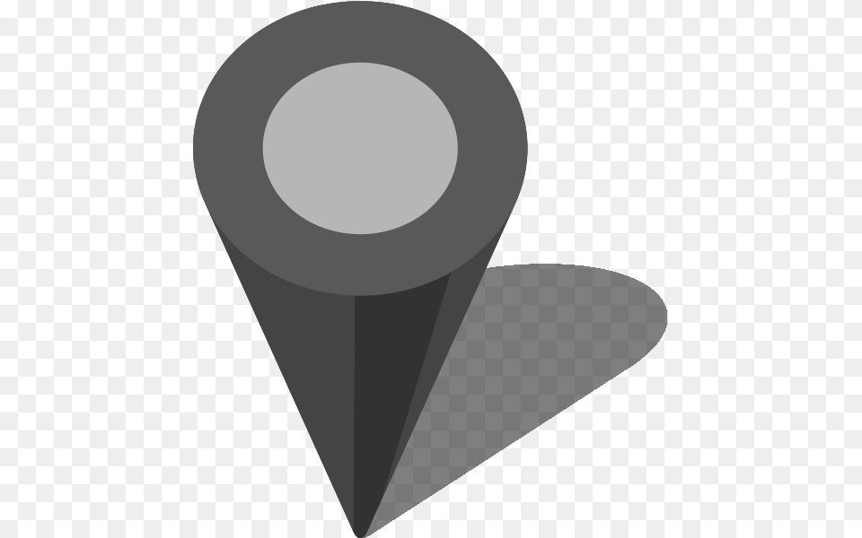 Map Pin Icon Vector Location Icon Gray, Cone, Lighting Png