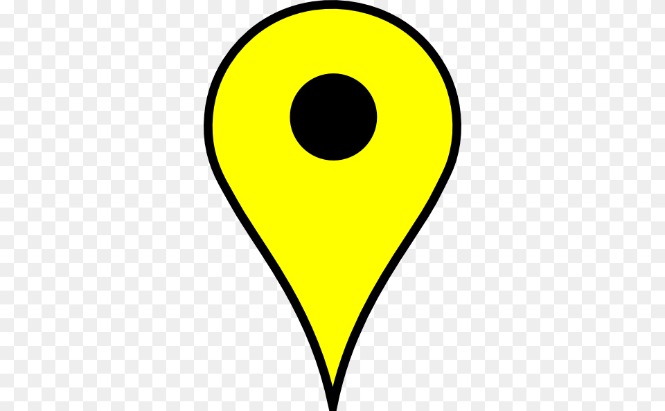 Map Pin Yellow Clip Art, Balloon Free Png