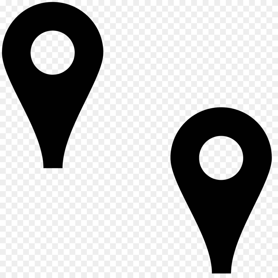 Map Pinpoint Icon, Gray Free Png