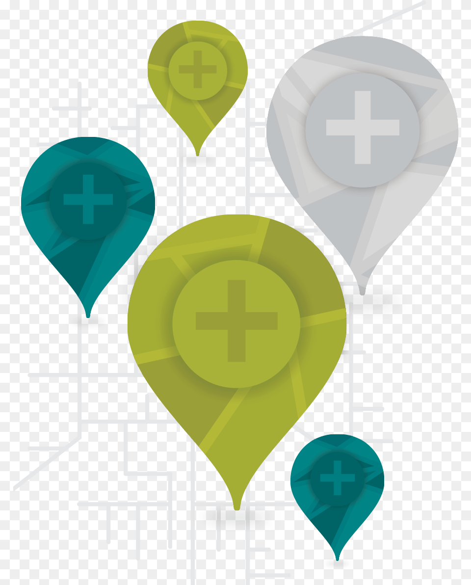 Map Pins Balloon, Aircraft, Transportation, Vehicle, First Aid Free Transparent Png