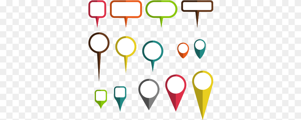 Map Pins Icons Vector Pack Download Pins On A Map Graphic, Lighting, Light, Cream, Dessert Png