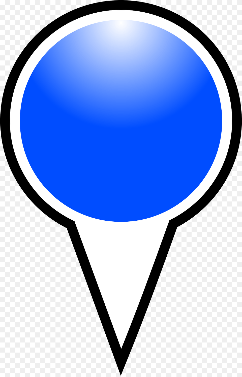 Map Pointer Blue Color Vector Illustration Pin Transparent Map Marker, Balloon Free Png Download