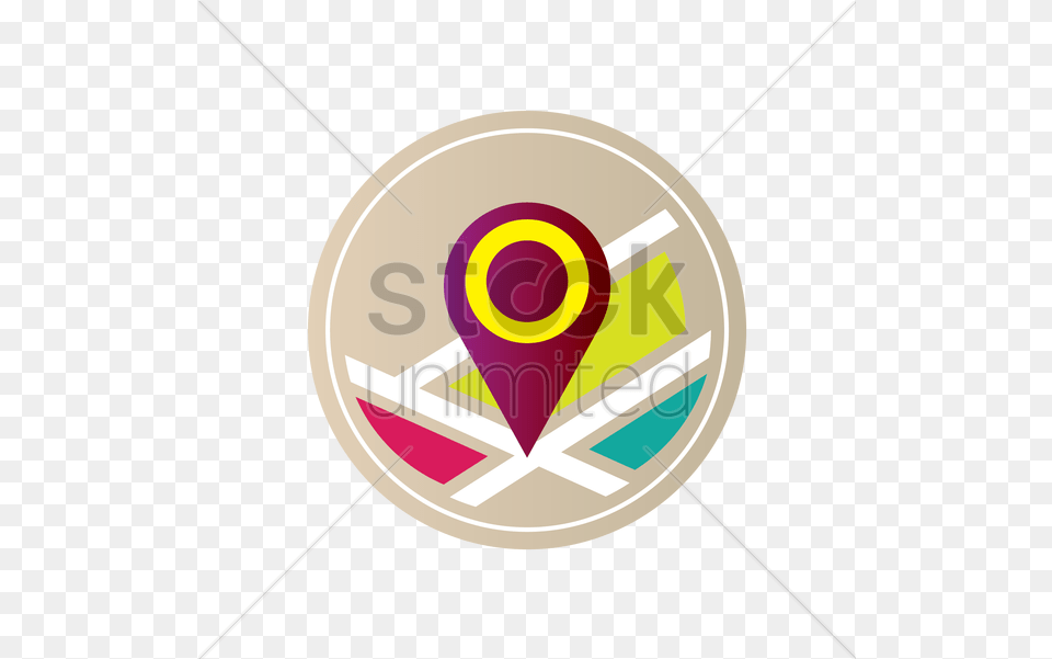 Map Pointer Icon Vector Image Illustration, Logo Png