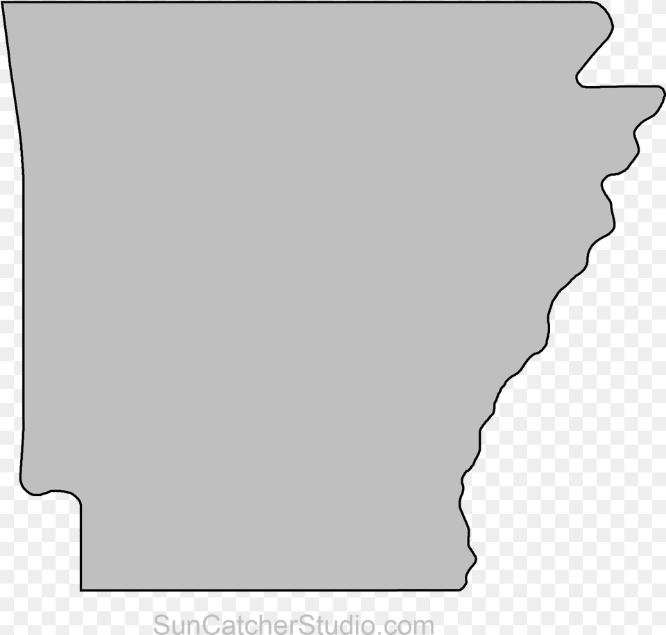 Map Printable State Shape Arkansas With No Background, Silhouette, Text, Person Png Image