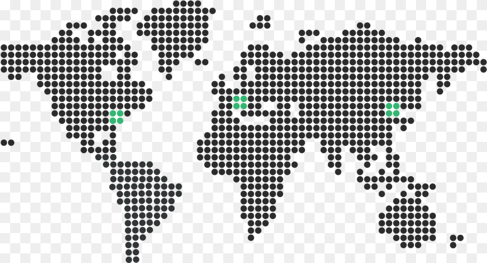 Map Stock Photography Transprent Dotted World Map, Pattern Free Transparent Png