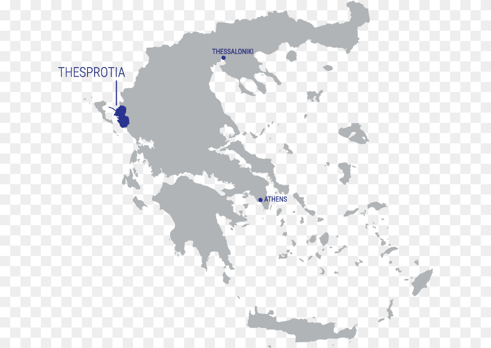 Map Thesprotia Greekbiostore Greece Map Vector, Chart, Plot, Outdoors, Nature Free Png