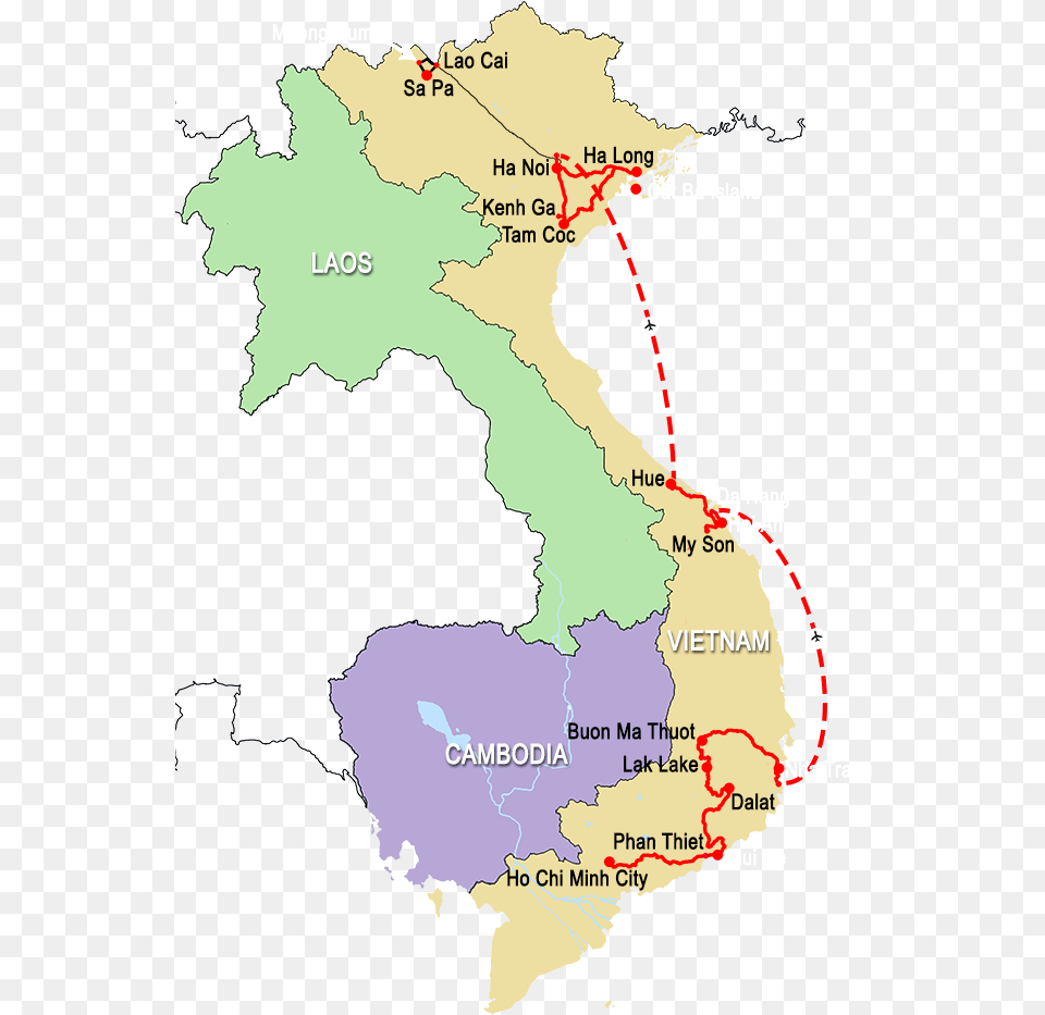Map Vietnam Lak Lake, Atlas, Chart, Diagram, Plot Png Image