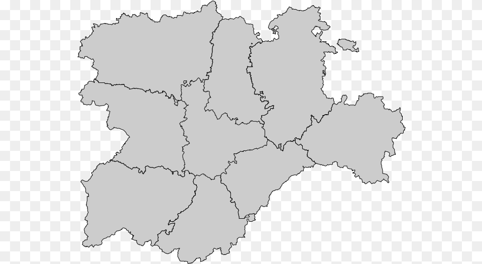 Mapa Base De Castilla Y Len Mapa Castilla Y Leon, Atlas, Chart, Diagram, Map Png Image