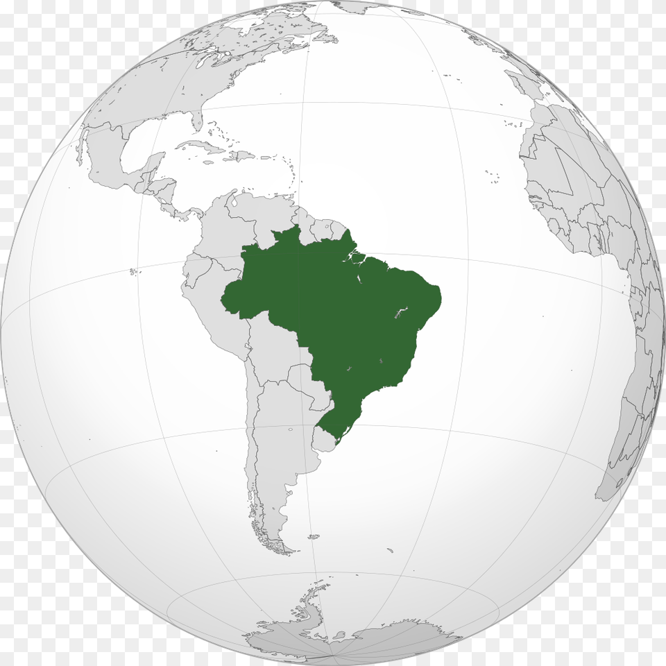 Mapa Brasil Mundo Brazil Map, Astronomy, Outer Space, Planet, Globe Free Png