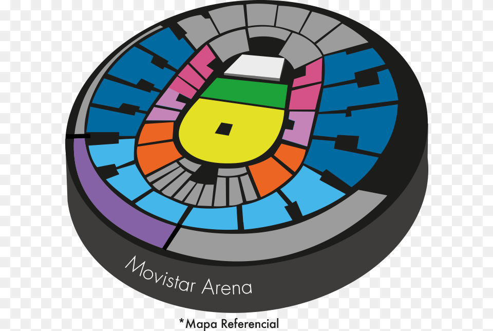 Mapa Daddy Yankee Movistar Arena, Photography, Architecture, Building Png Image
