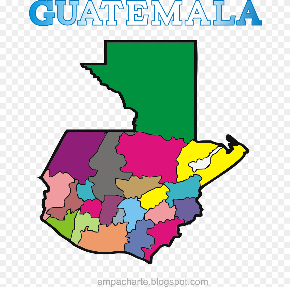 Mapa De Guatemala Imagen De Mi Bella Guatemala, Chart, Plot, Map, Atlas Free Transparent Png