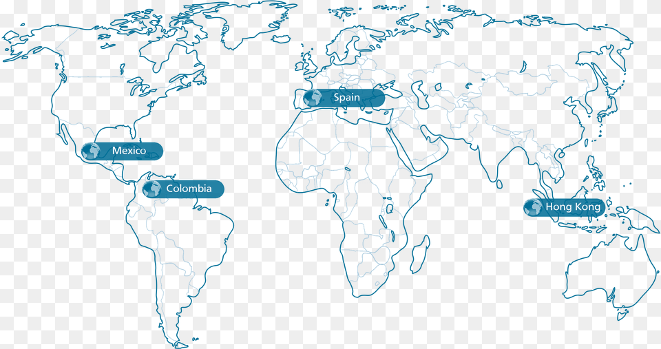 Mapa De Oficinas Atlas, Chart, Plot, Map, Diagram Free Png Download