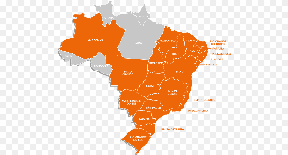 Mapa Do Brasil Com Estados Brazil Poverty Map, Atlas, Chart, Diagram, Plot Free Transparent Png