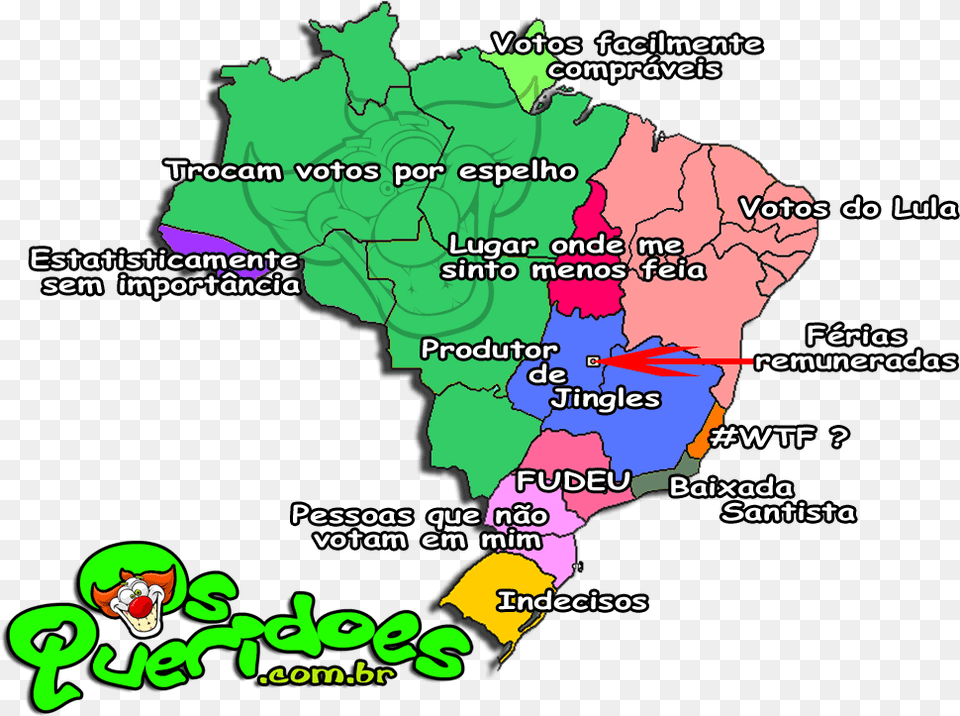 Mapa Do Brasil Na Viso Da Dilma Brasil Visto Pelos Estrangeiros, Vegetation, Tree, Rainforest, Plot Png Image