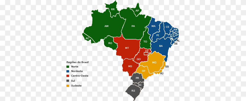 Mapa Do Brasil Regies Brazil Vector Map, Chart, Plot, Atlas, Diagram Png Image