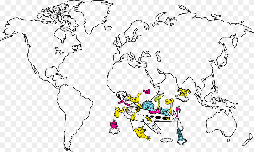 Mapa Mundi Na Infantil Geography World Map Black And White, Chart, Plot, Person, Art Png