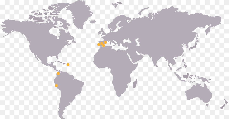 Mapa Mundo Gris World Map, Chart, Plot, Atlas, Diagram Png