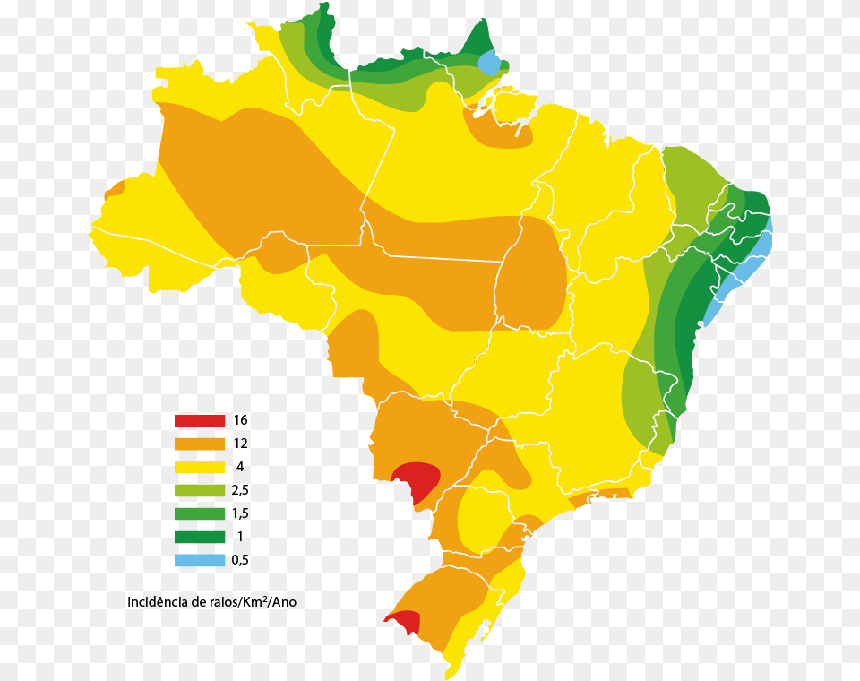 Mapa Raios Brazil Map Vector, Chart, Plot, Atlas, Diagram Png Image