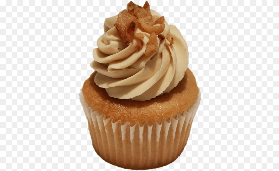 Maple Bacon Maple Bacon Cupcakes, Cake, Cream, Cupcake, Dessert Free Png