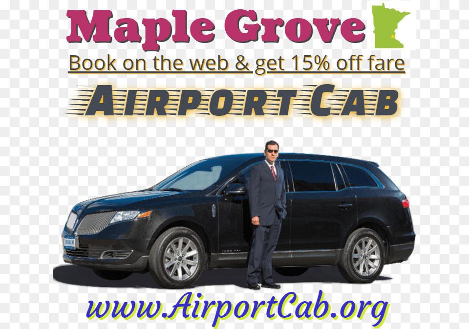 Maple Grove Taxi Cab Service Compact Sport Utility Vehicle, Wheel, Spoke, Machine, Tire Free Png