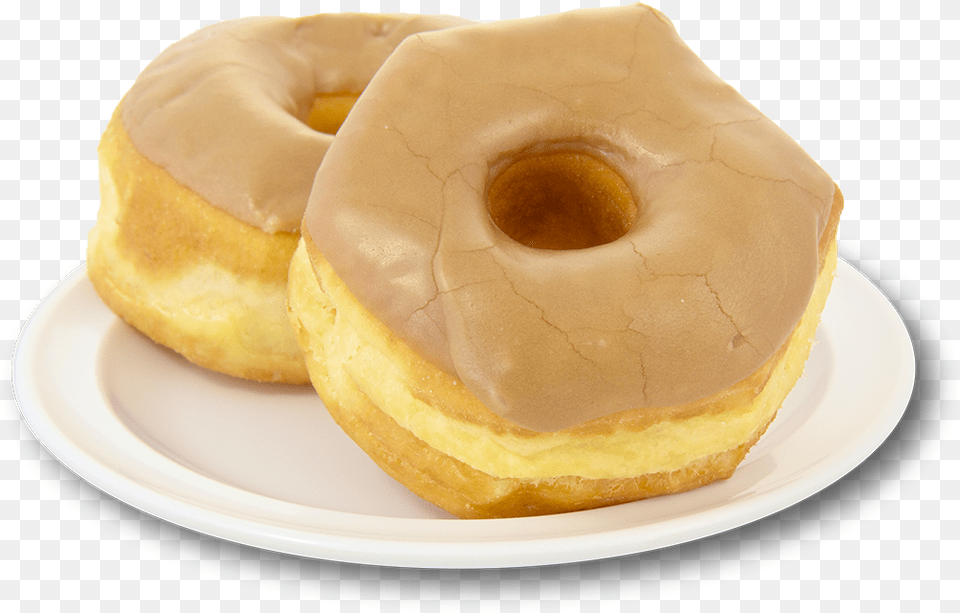 Maple Iced Glazed Donuts, Food, Sweets, Bread, Donut Png
