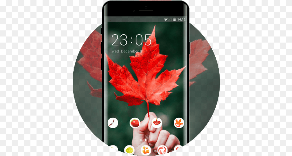 Maple Leaf Autumn Android Theme U2013 U Launcher 3d Bible Quotes Canada Day, Plant, Electronics, Phone, Mobile Phone Free Transparent Png