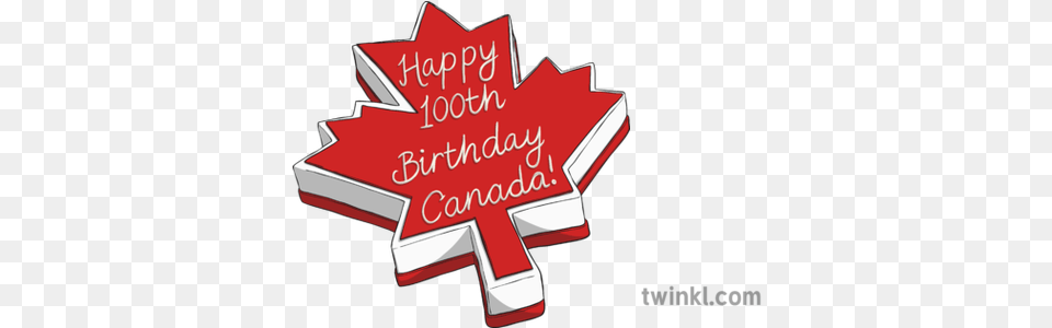 Maple Leaf Birthday Cake Illustration Twinkl Maple Leaf, Plant, Dynamite, Weapon Png Image