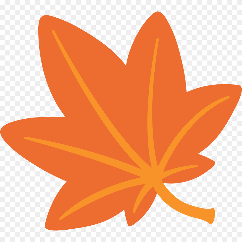 Maple Leaf Emoji Clipart, Plant, Rocket, Weapon, Flower Free Png Download